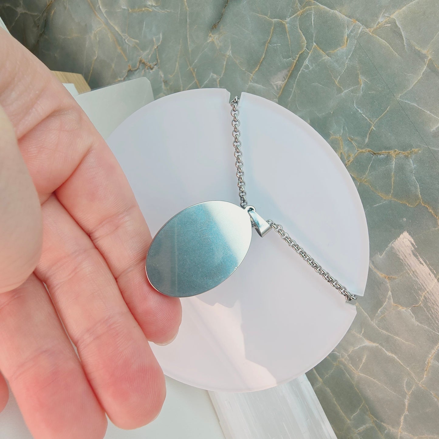 Enfoque, Autoconocimiento y Estabilidad | Orgonita con Lapislázuli y Jaspe Rojo