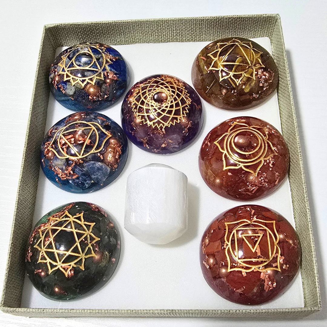 Kit de Cristales para Enraizamiento y Elevación – Estabilidad y Claridad Espiritual