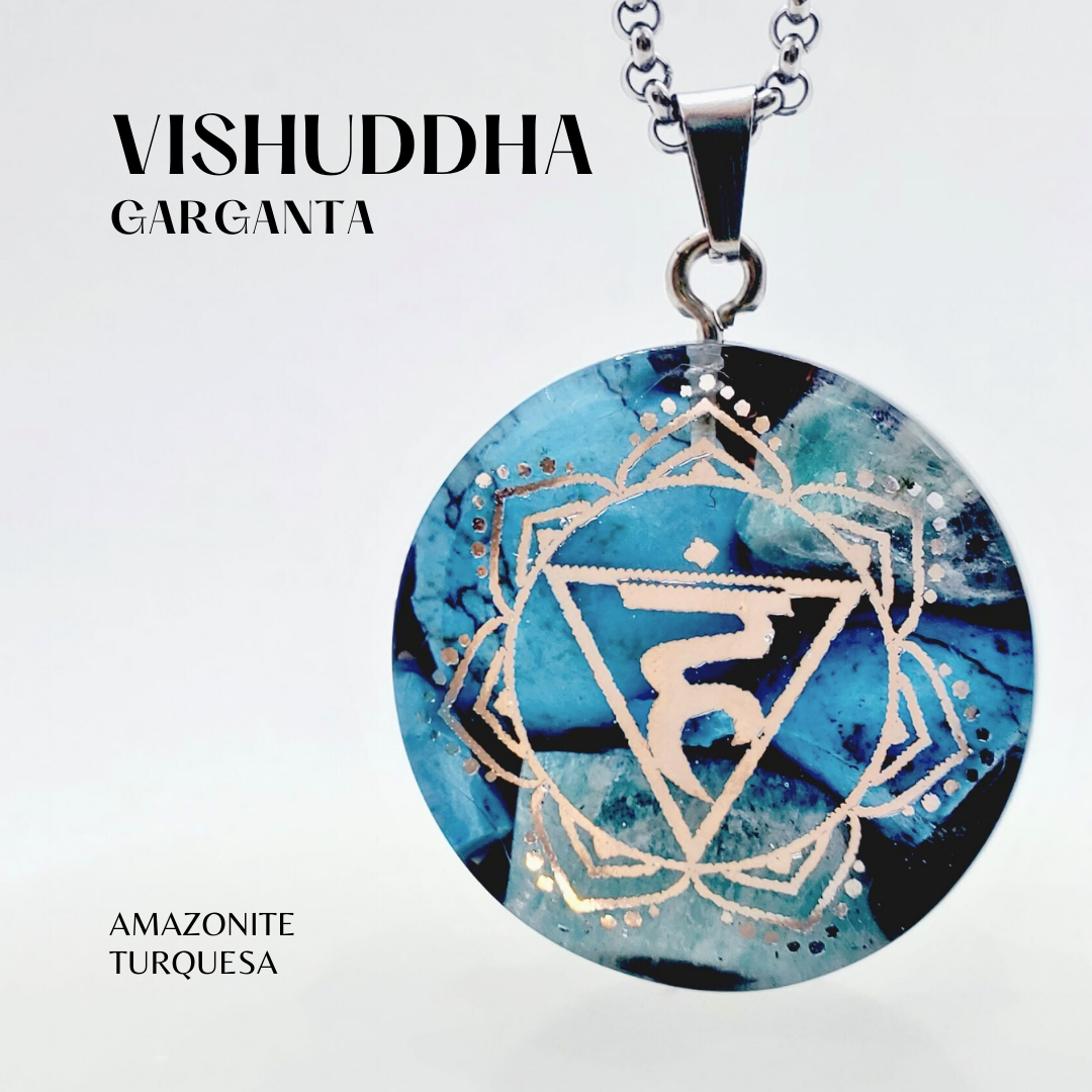 Chakra Garganta | Orgonite Vishuddha - Comunicação e Auto Expressão