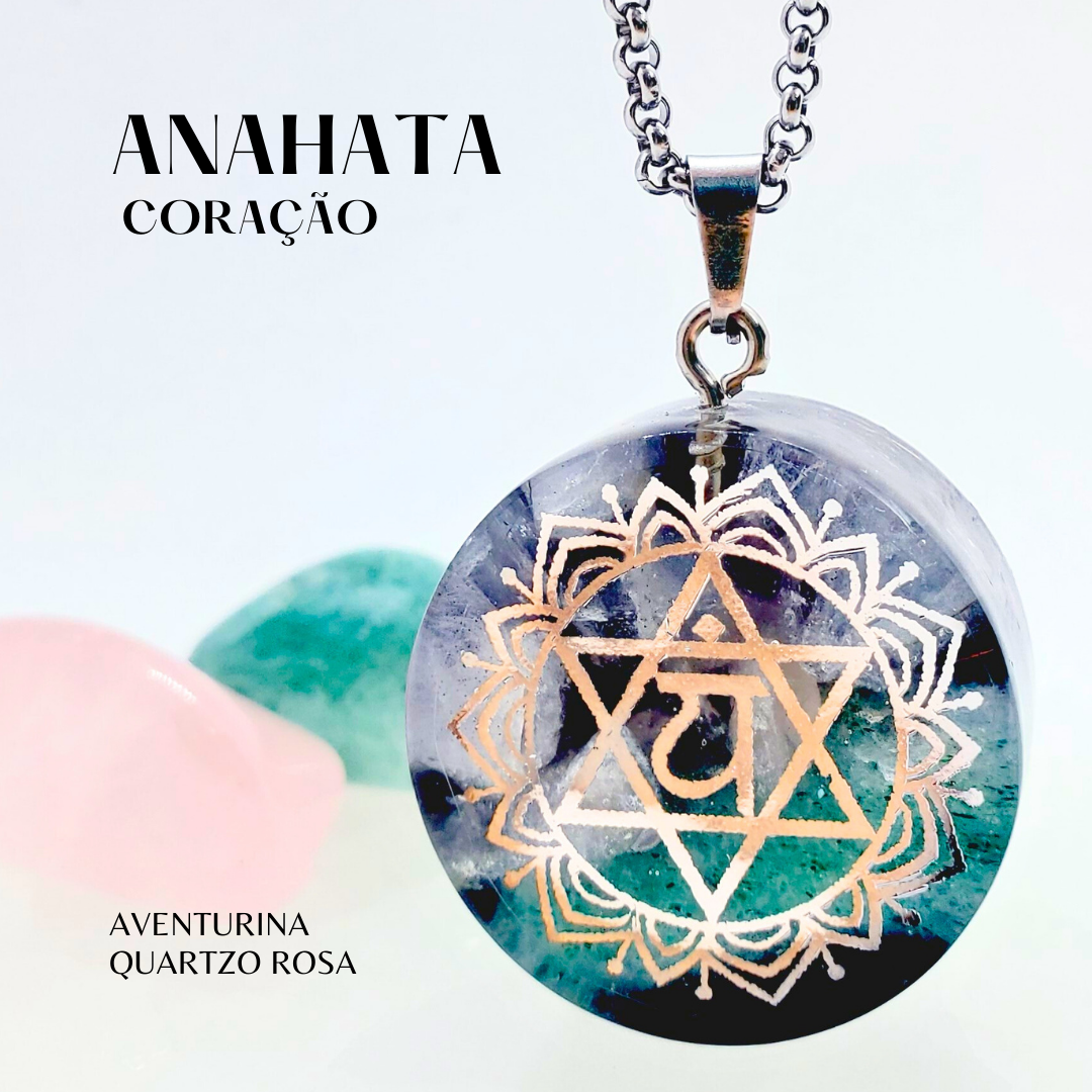 Chakra Coração | Orgonite Anahata - Amor, Saúde e Bem Estar.