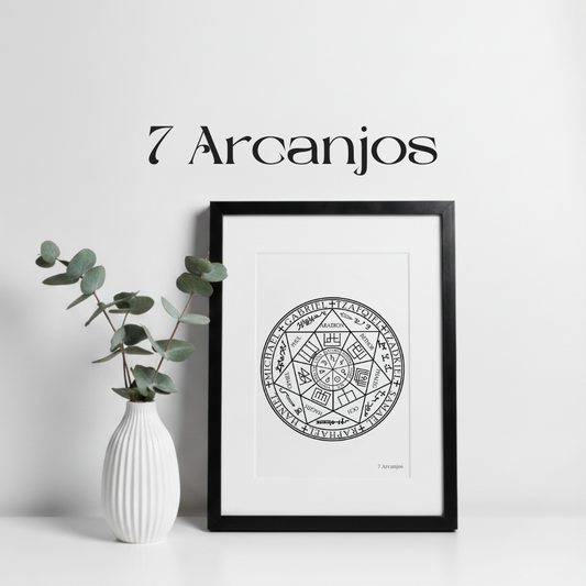 7 Arcanjos | Quadro - Proteção e Harmonia Celestial