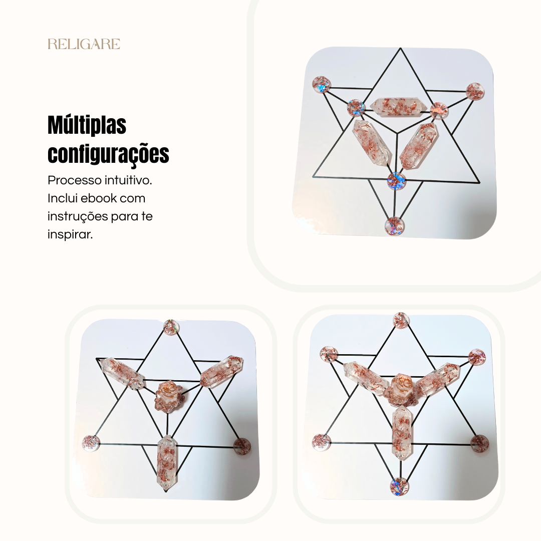 Autoestima, Positividad y Vitalidad | Orgonita con Cuarzo Rosa y Jaspe Rojo