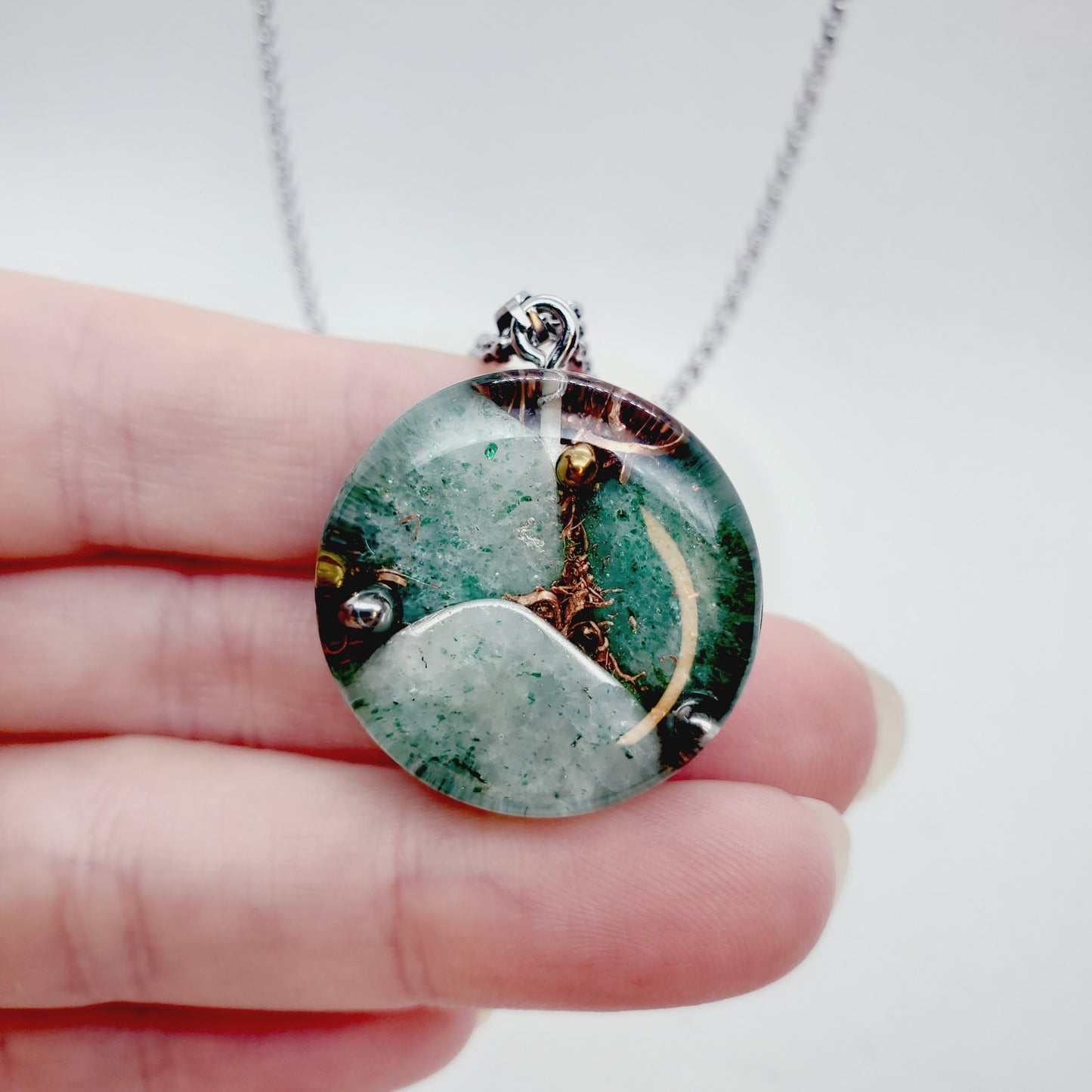 Aventurine - Orgonite para Cura da Alma, Harmonia e Prosperidade