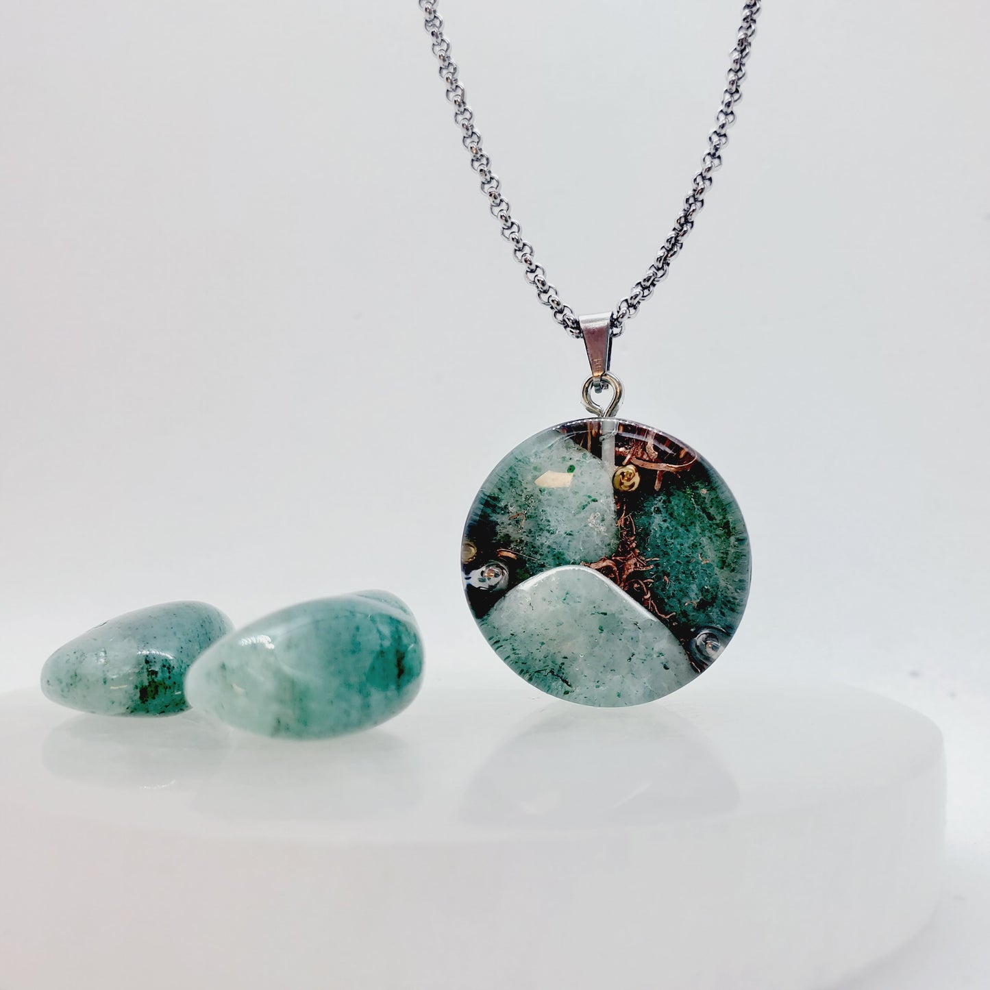 Aventurine - Orgonite para Cura da Alma, Harmonia e Prosperidade