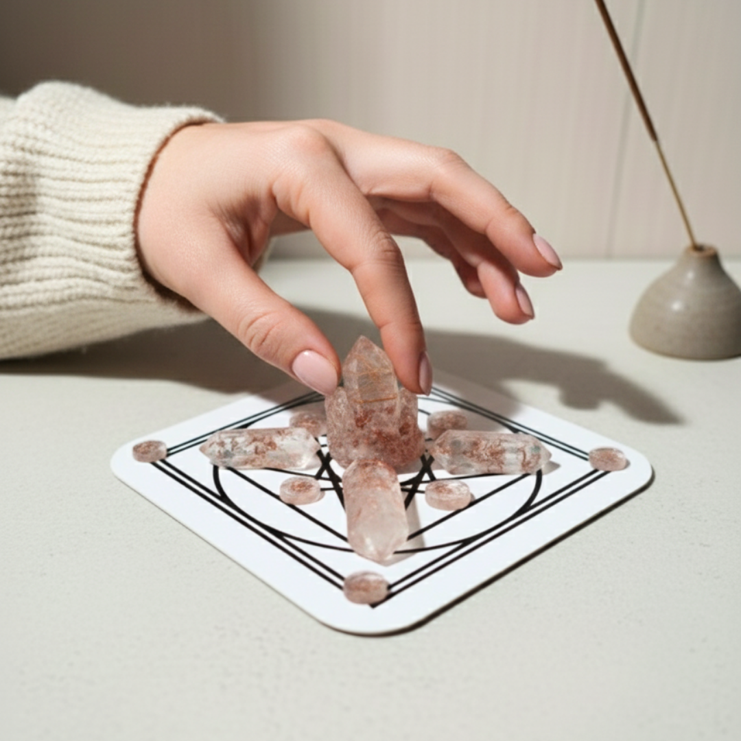 Autoestima, Positividad y Vitalidad | Orgonita con Cuarzo Rosa y Jaspe Rojo