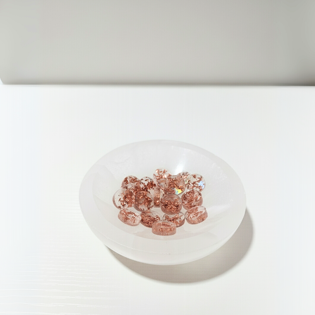 Autoestima, Positividad y Vitalidad | Orgonita con Cuarzo Rosa y Jaspe Rojo