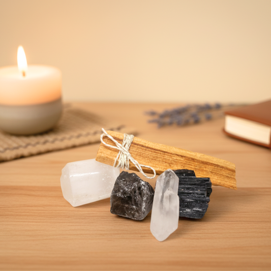Crystal Kit for Grounding and Elevation – Spiritual Stability and Clarity